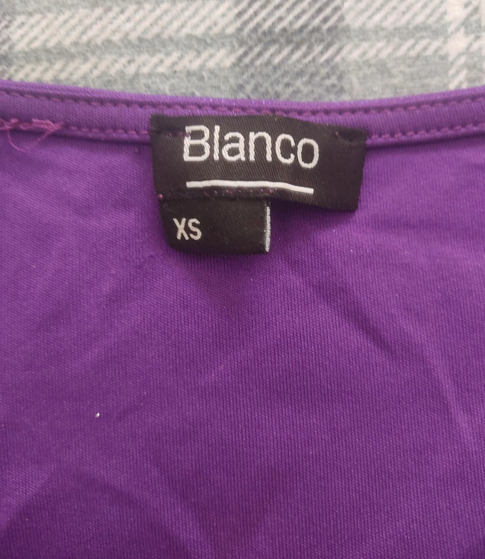 Paarse glinsterende T-shirt – photo 3